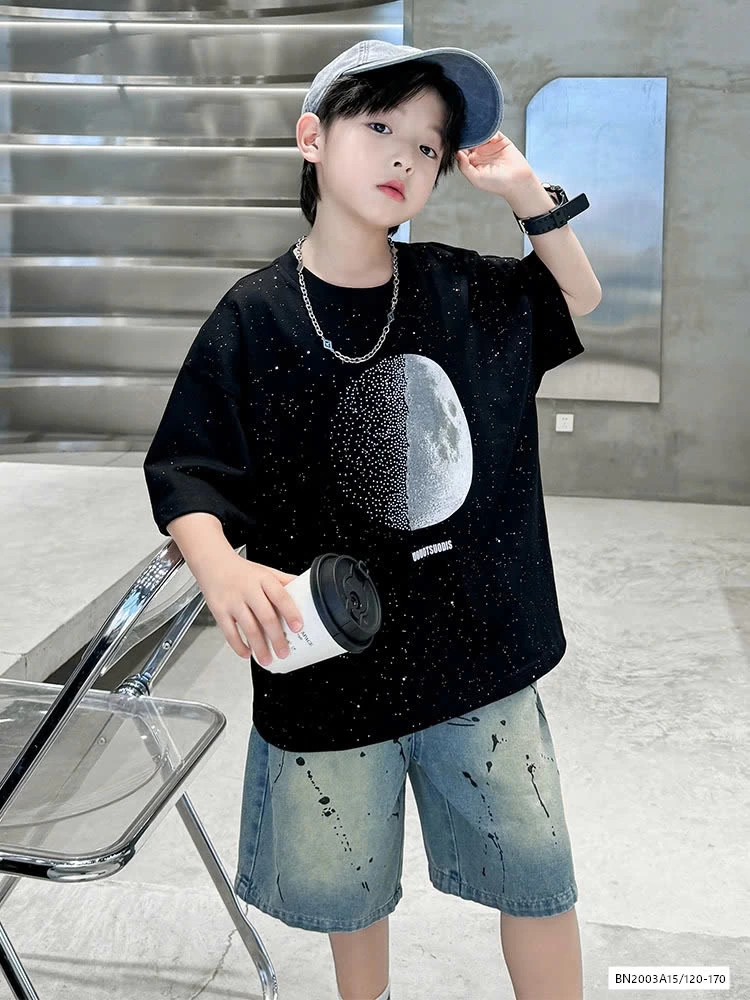 ÁO THUN MẶT TRĂNG BLING