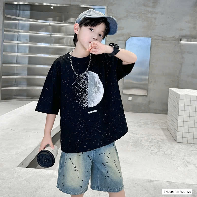 ÁO THUN MẶT TRĂNG BLING