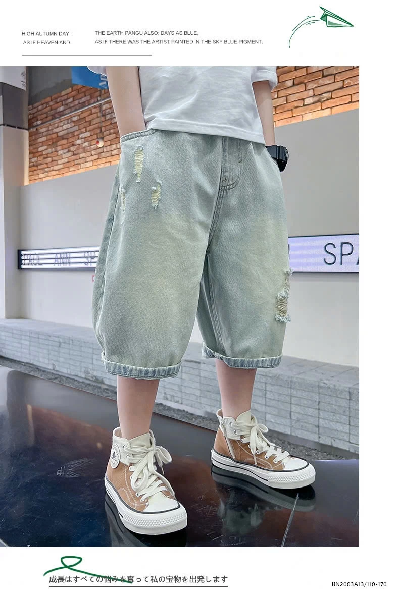 SHORT JEANS THÊU MÁC TÚI SZ ĐẠI