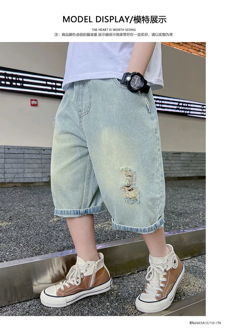 SHORT JEANS THÊU MÁC TÚI SZ ĐẠI