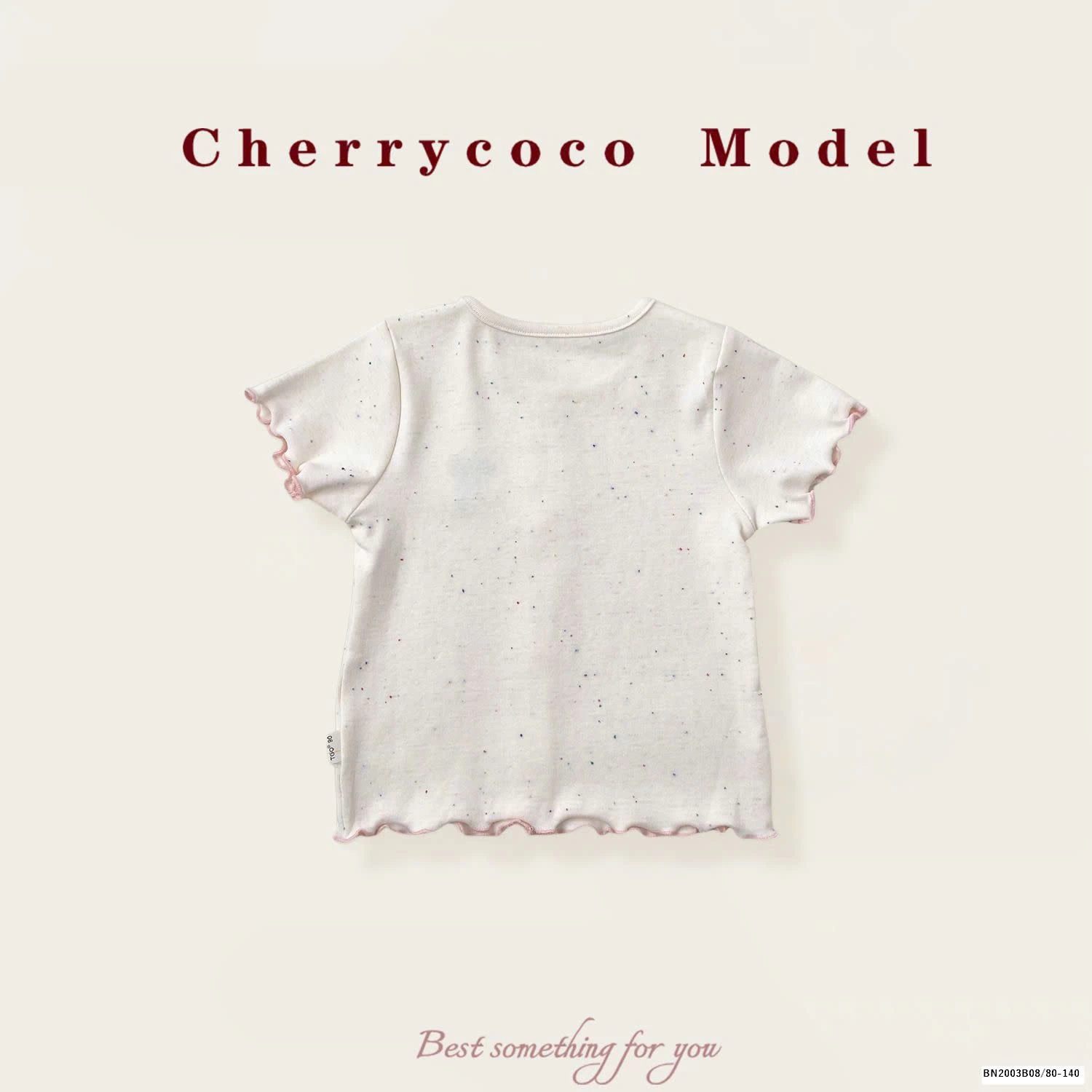 ÁO THUN MUỐI TIÊU VIỀN BÈO BÉ GÁI CHERYCOCO