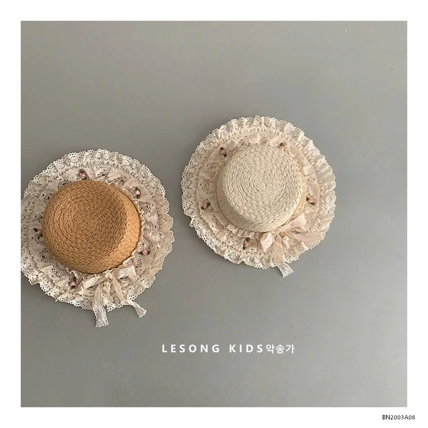 MŨ CÓI RỘNG VÀNH VIỀN REN