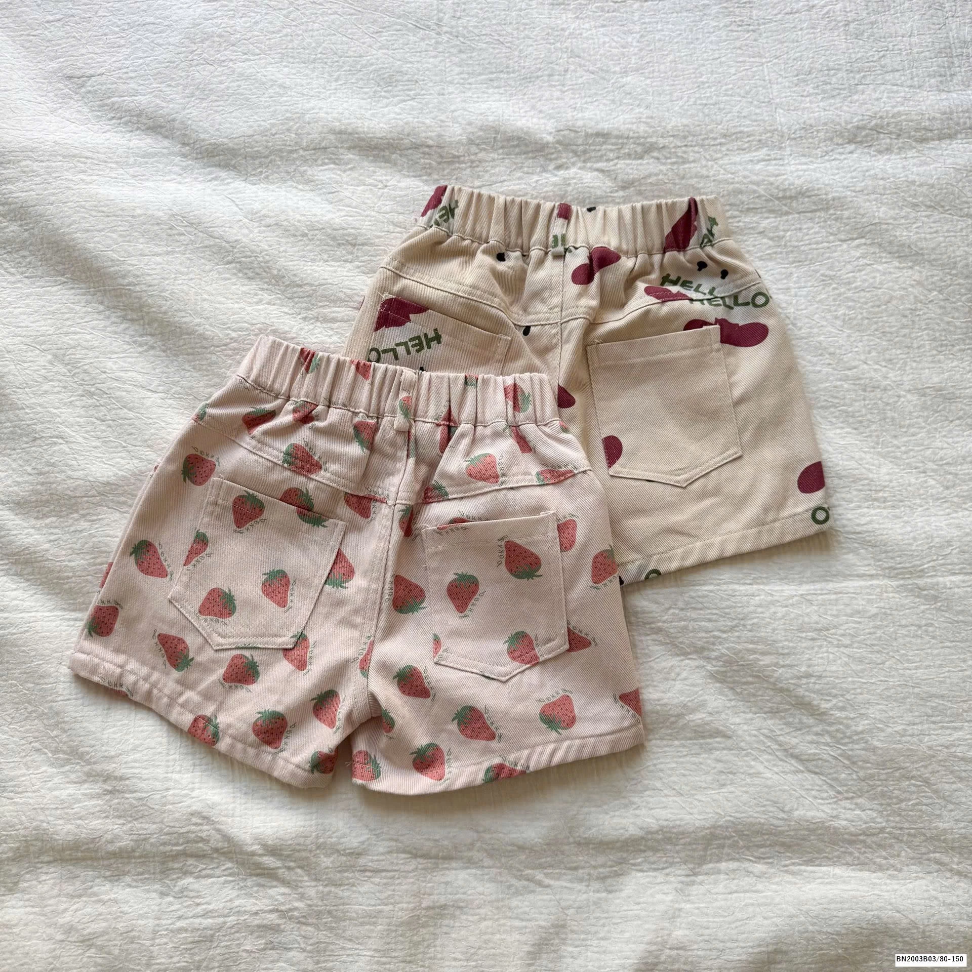 QUẦN SHORT HỌA TIẾT CHO BÉ