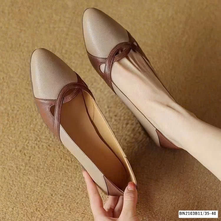 GIÀY BỆTPHỐI MÀU MŨI NHỌN