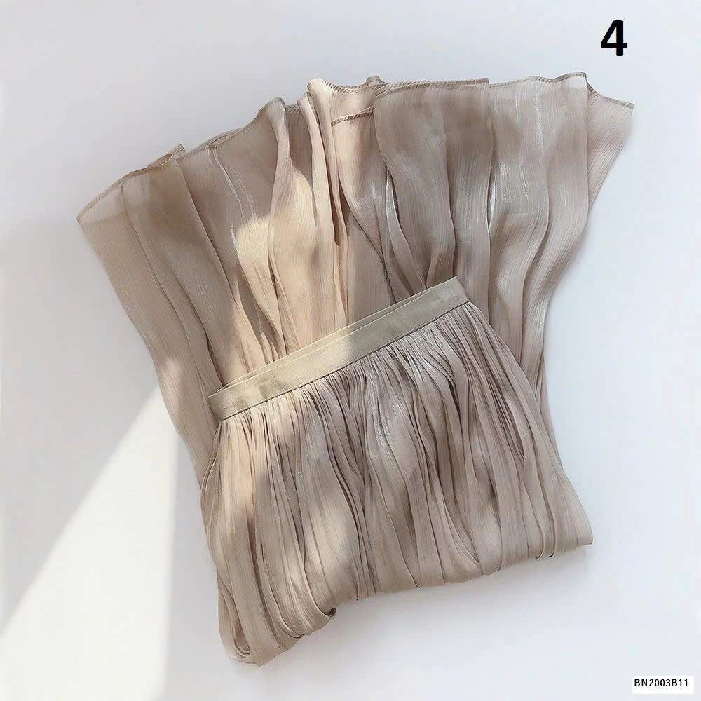 CHÂN VÁY LỤA MIDI