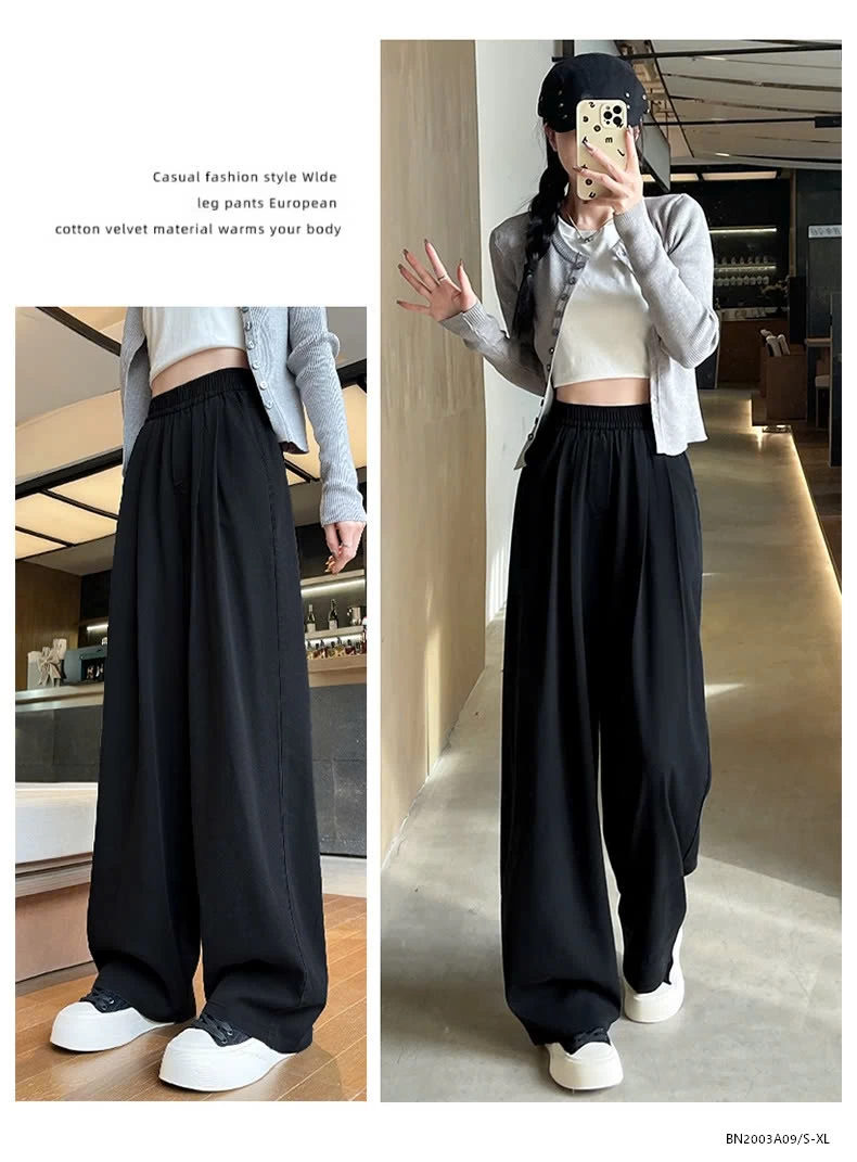 JEANS TENCEL SUÔNG CẠP CHUN