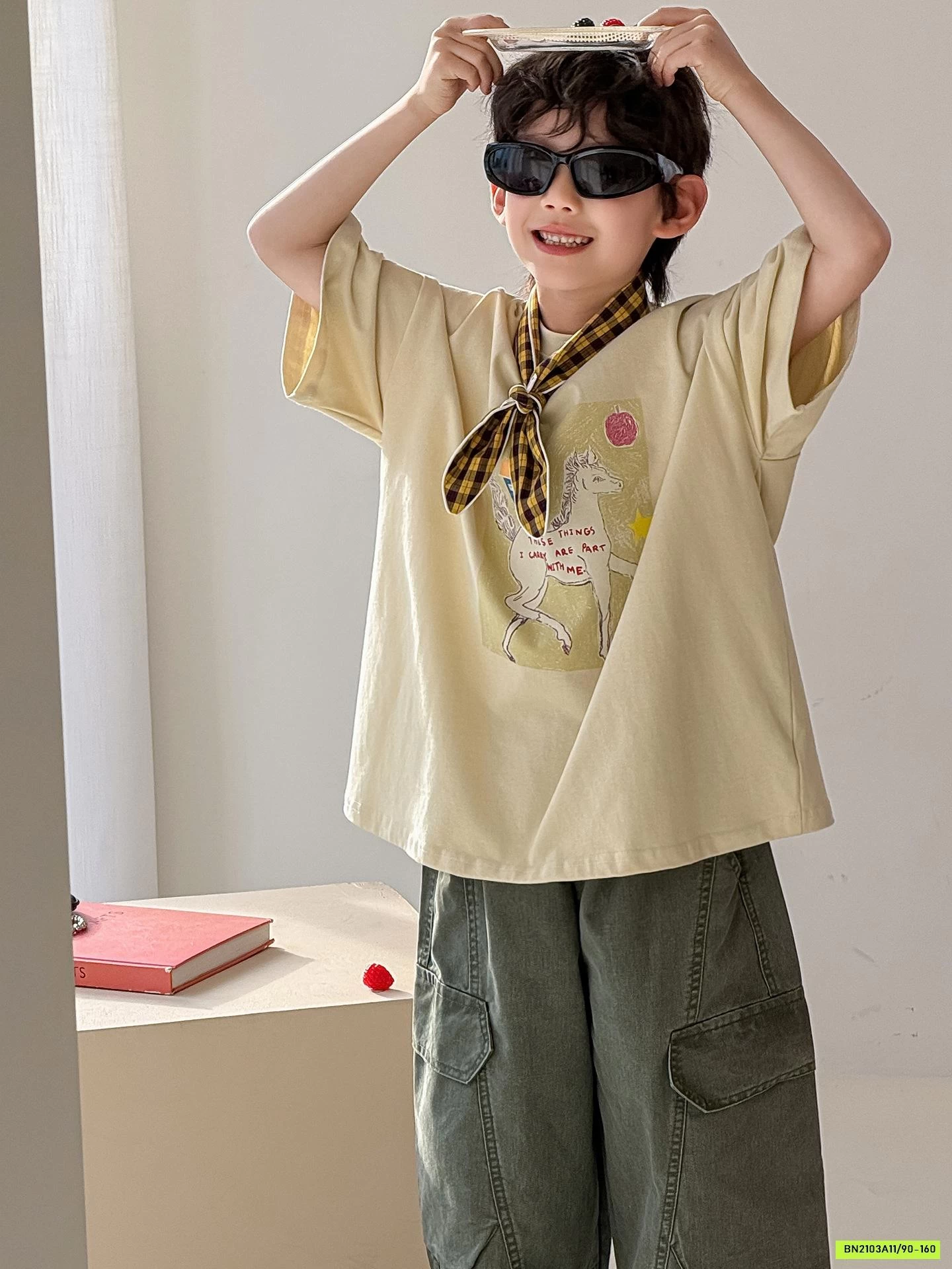 ÁO THUN NGỰA MIX QUẦN TÚI HỘP CÁ TÍNH