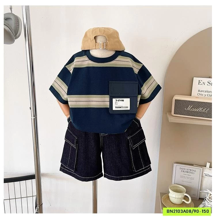 SHORT DENIM TÚI HỘP CHUANCHUANMA