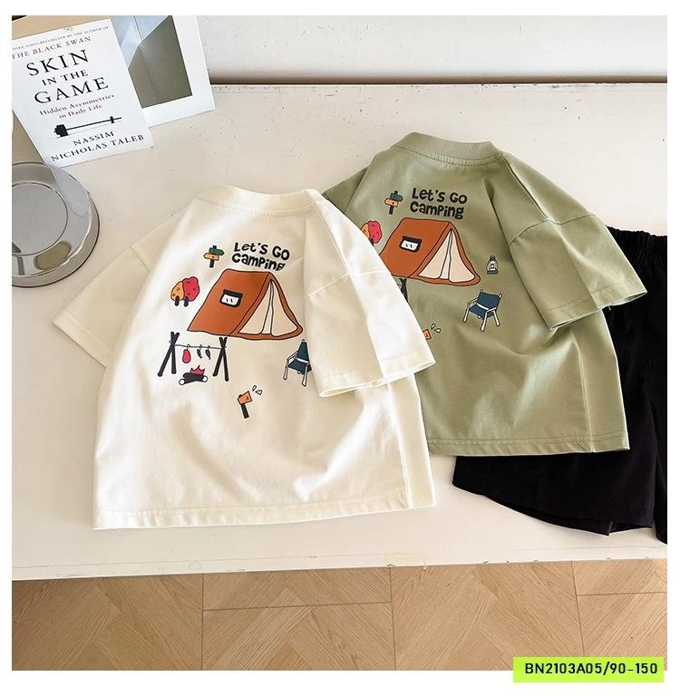 ÁO THUN IN LỀU SAU LƯNG CHUANCHUANMA