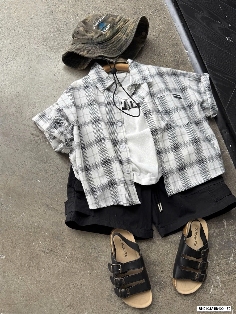 SÉT SƠ MI CARO+ ÁO SÁT NÁCH