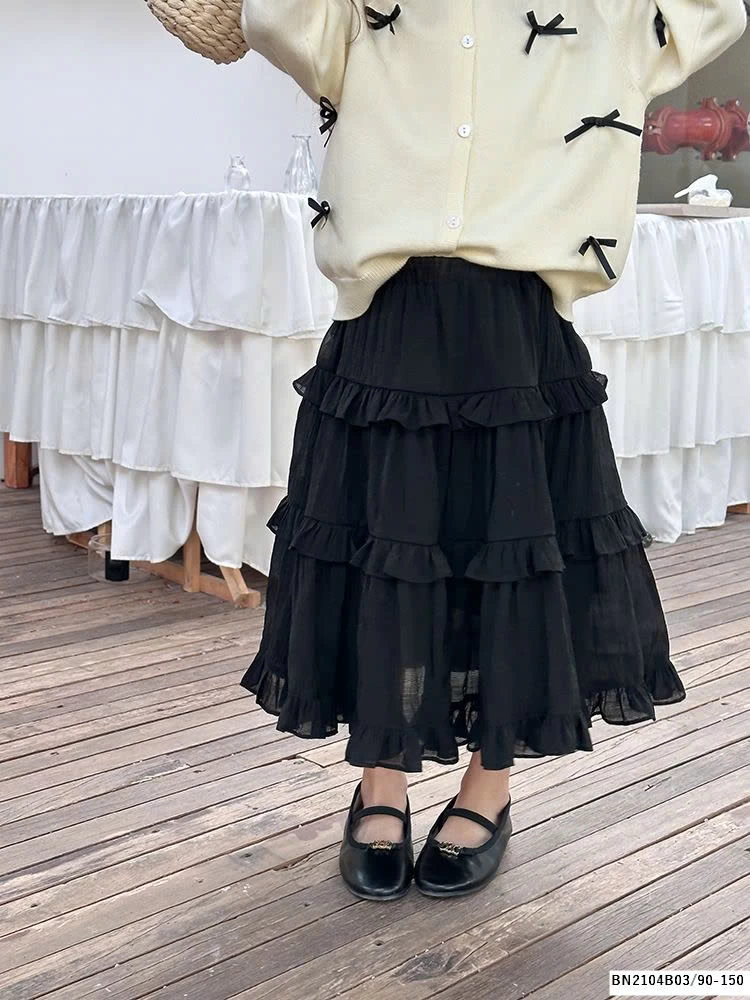 CHÂN VÁY BÈO DÁNG DÀI AMBB 24S110