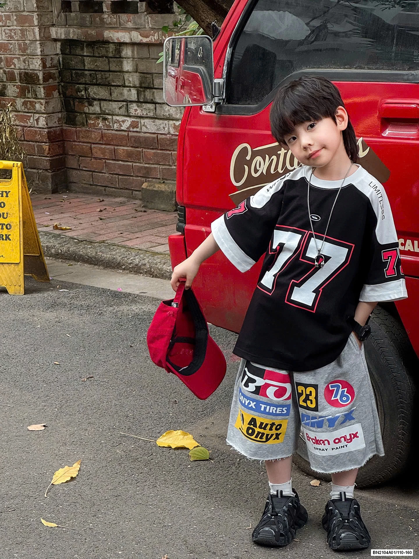 ÁO THỂ THAO 77 MIX SHORT CHỮ