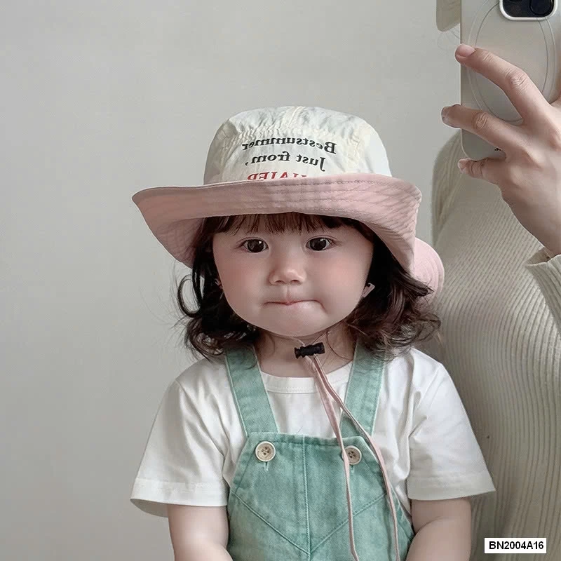 MŨ BÈO THÊU CHỮ CAO BỒI