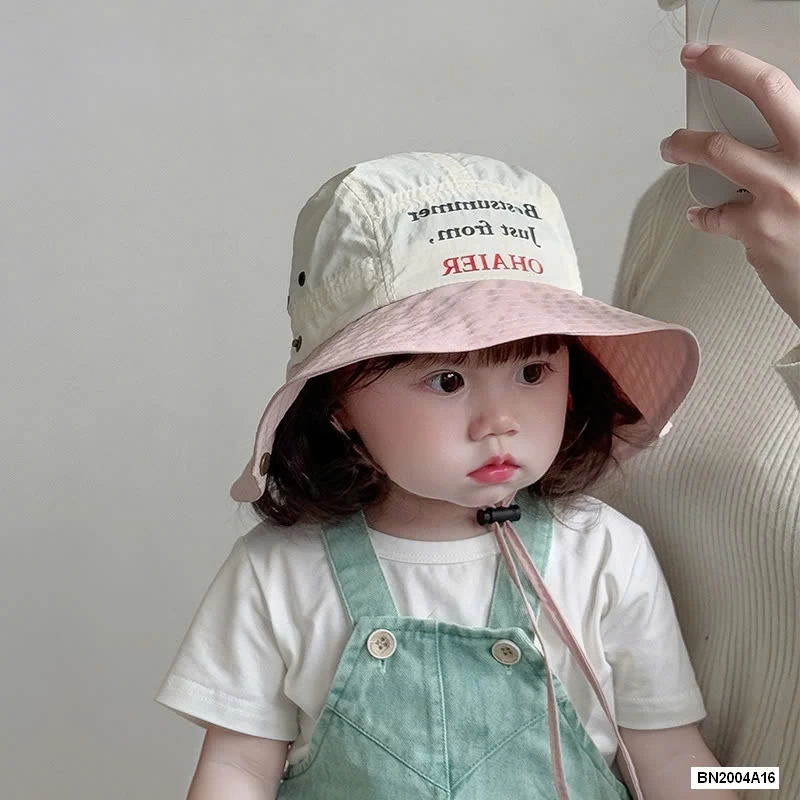 MŨ BÈO THÊU CHỮ CAO BỒI