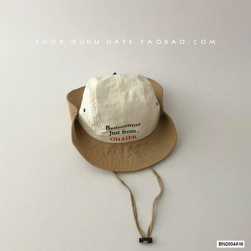 MŨ BÈO THÊU CHỮ CAO BỒI