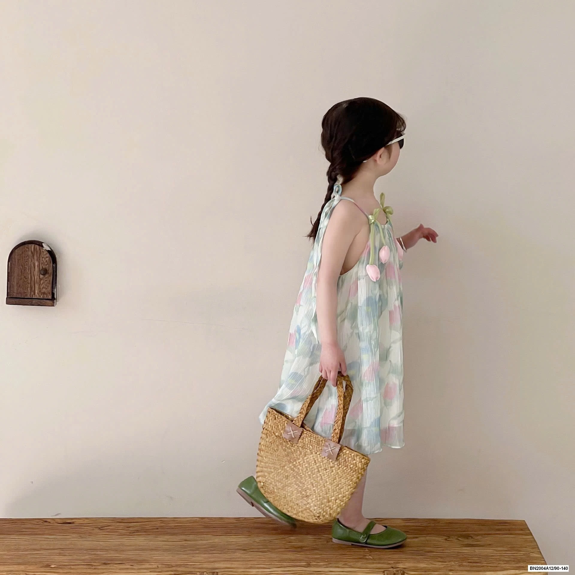 ĐẦM VOAN HOA 2 DÂY