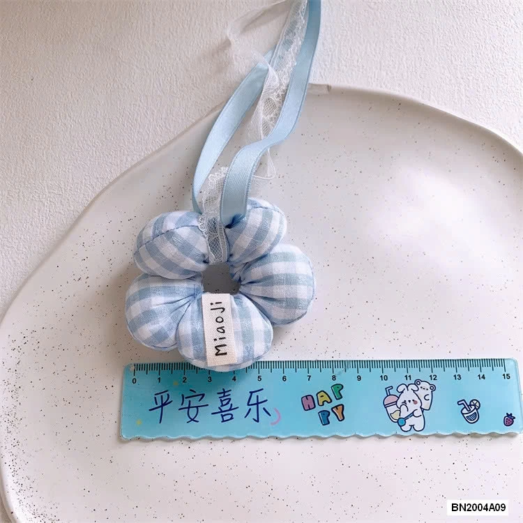 SÉT 2 BUỘC TÓC HOA CARO