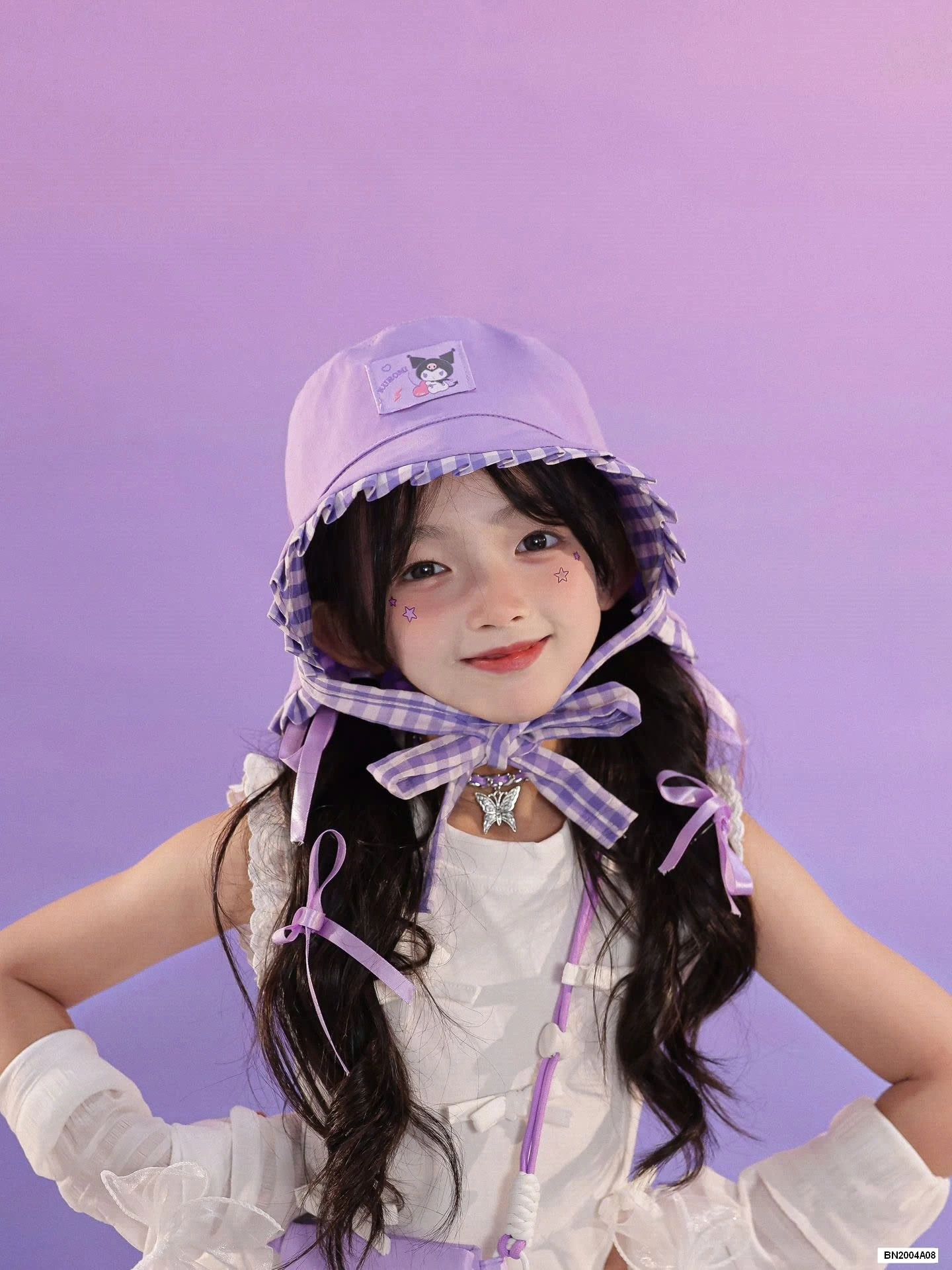 MŨ BÈO CARO DÂY BUỘC 2 MẶT