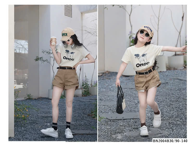 SÉT ÁO THUN CÚN MIX SHORT NÂU