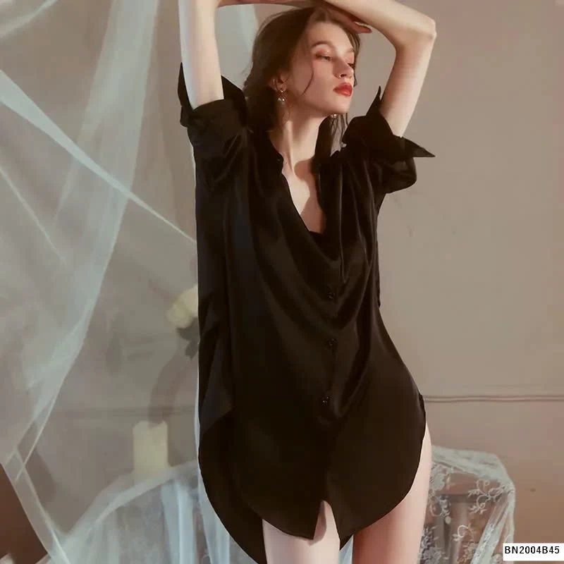 BỘ SƠ MI NGỦ DÁNG RỘNG