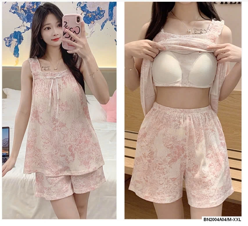 BỘ 2 DÂY MẶC NHÀ KÈM BRA