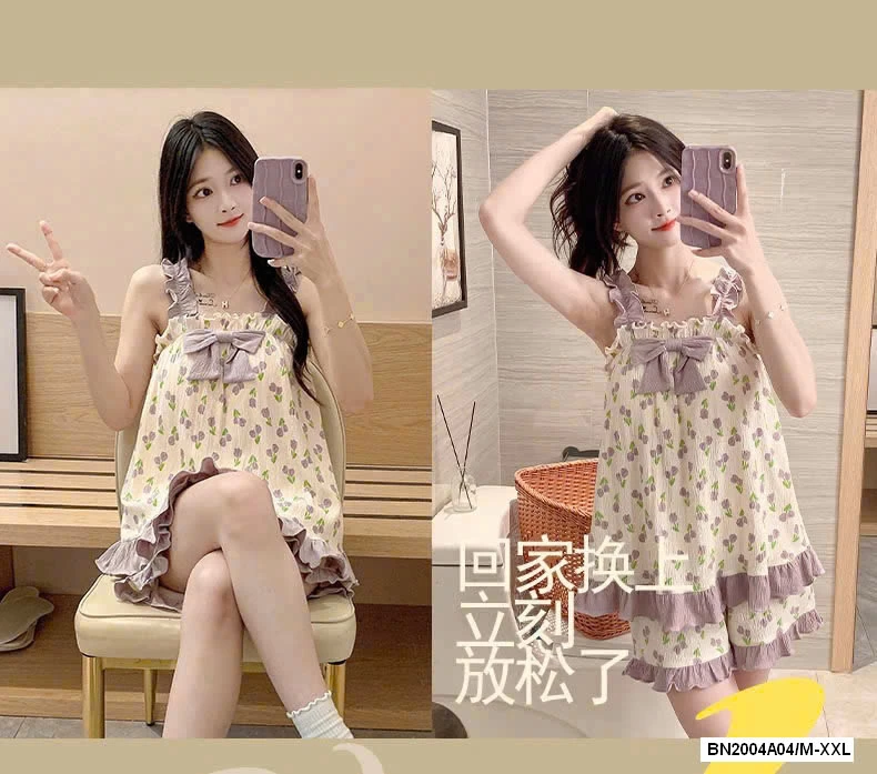 BỘ 2 DÂY MẶC NHÀ KÈM BRA