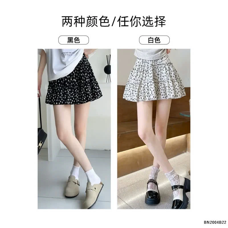 CHÂN VÁY NGẮN HOA NHÍ