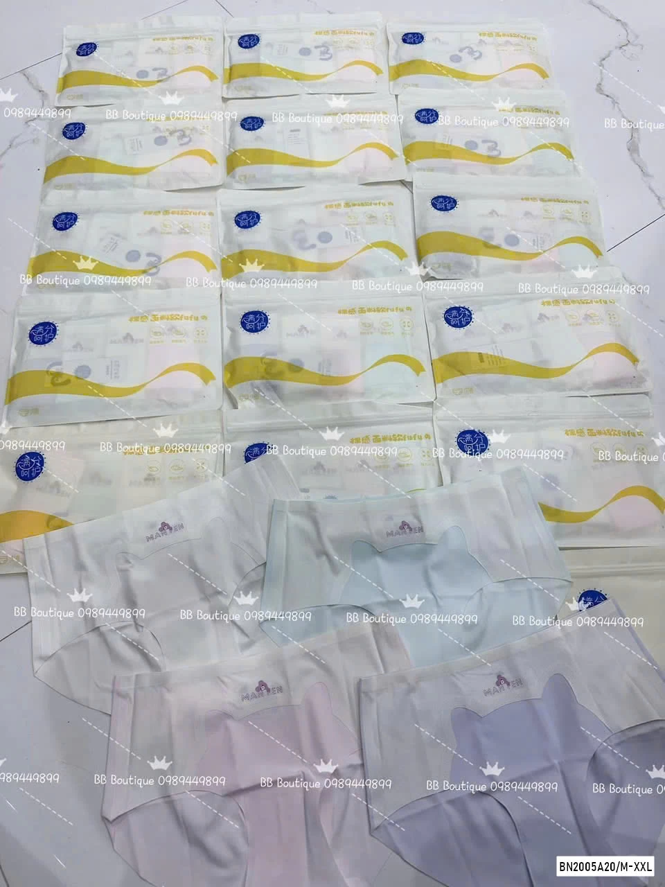 SÉT 4 QUẦN CHIP TAM GIÁC KHÁNG KHUẨN