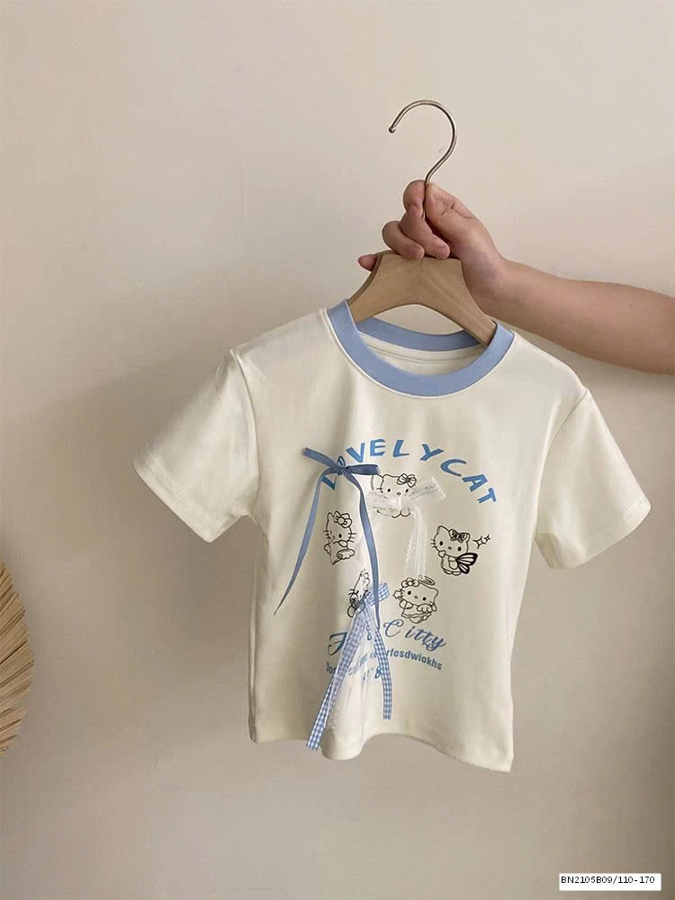 SÉT ÁO THUN NƠ MIX QUẦN SUÔNG CARO