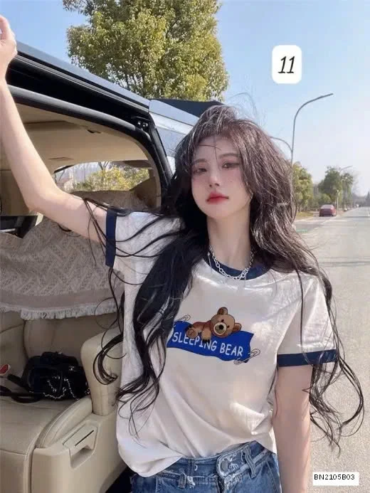 ÁO PHÔNG TRẮNG PHỐI VIỀN QC