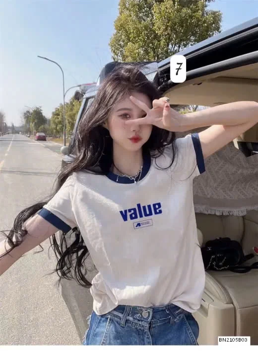 ÁO PHÔNG TRẮNG PHỐI VIỀN QC