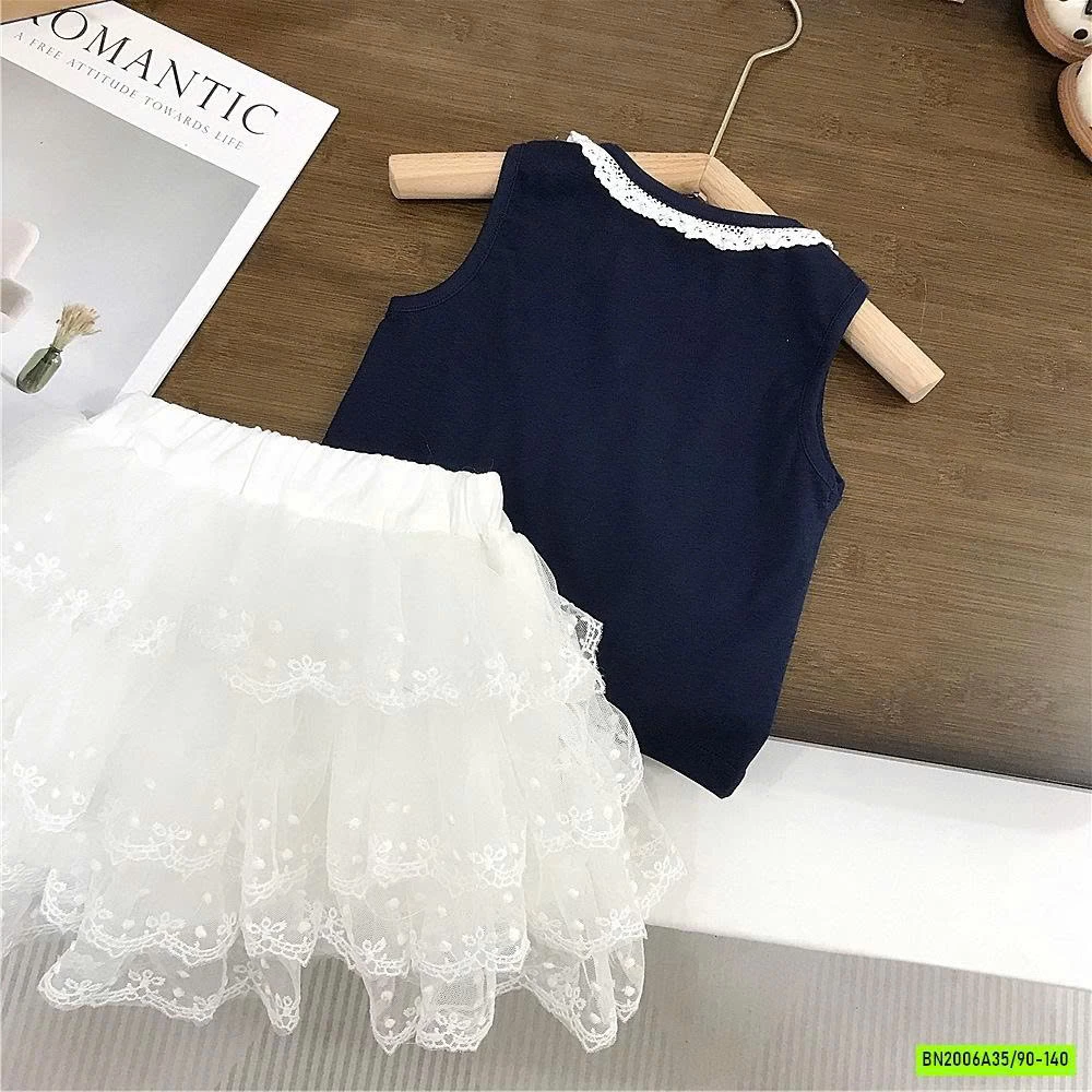 SÉT ÁO MÈO MIX CV REN TẦNG