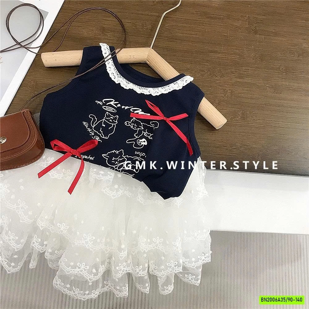 SÉT ÁO MÈO MIX CV REN TẦNG