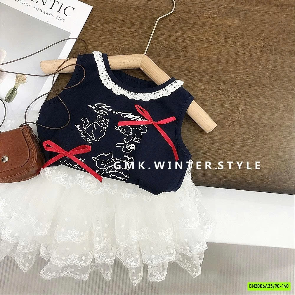 SÉT ÁO MÈO MIX CV REN TẦNG