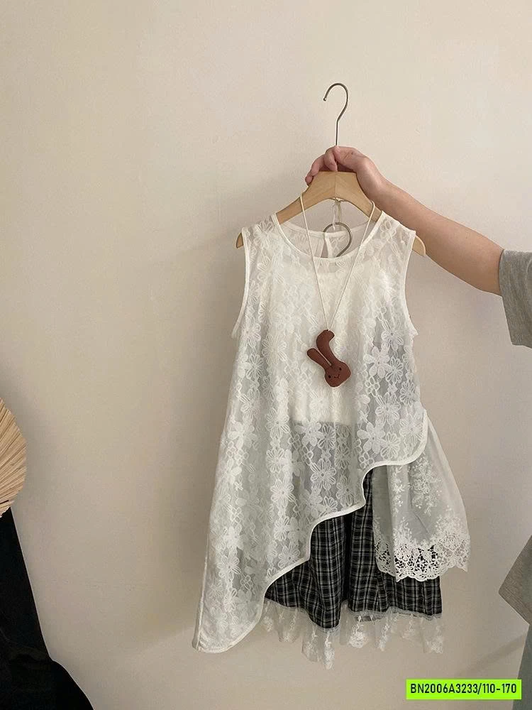 SÉT ÁO REN LỆCH MIX CV DÀI