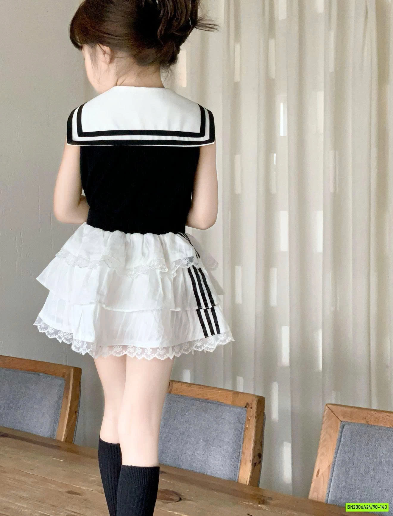 ÁO THỦY THỦ MIX CV REN XẾP TẦNG