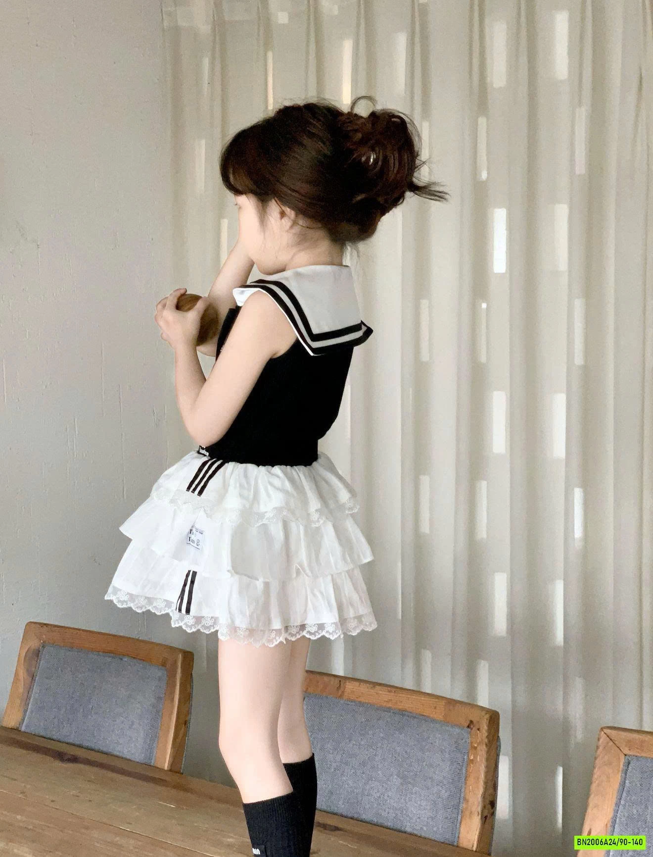 ÁO THỦY THỦ MIX CV REN XẾP TẦNG