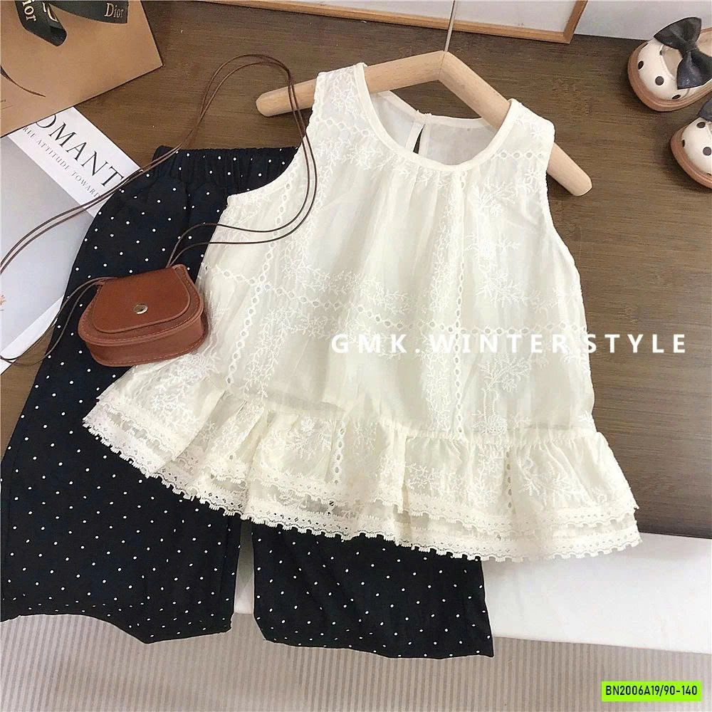 SÉT ÁO BBD THÊU MIX QUẦN SUÔNG BI