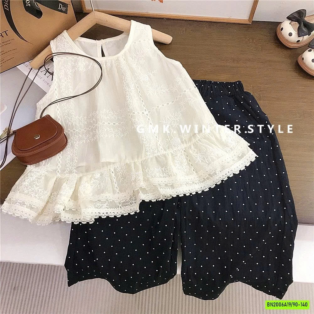 SÉT ÁO BBD THÊU MIX QUẦN SUÔNG BI