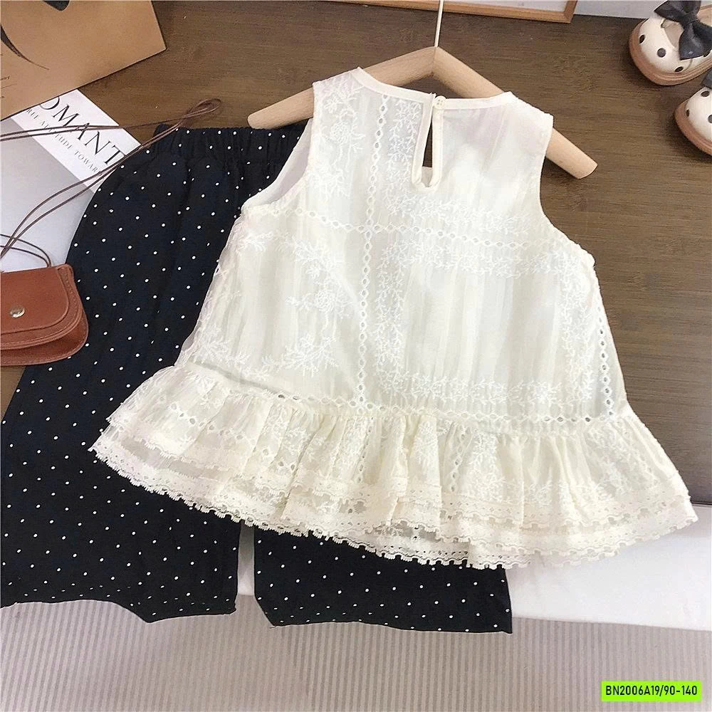 SÉT ÁO BBD THÊU MIX QUẦN SUÔNG BI