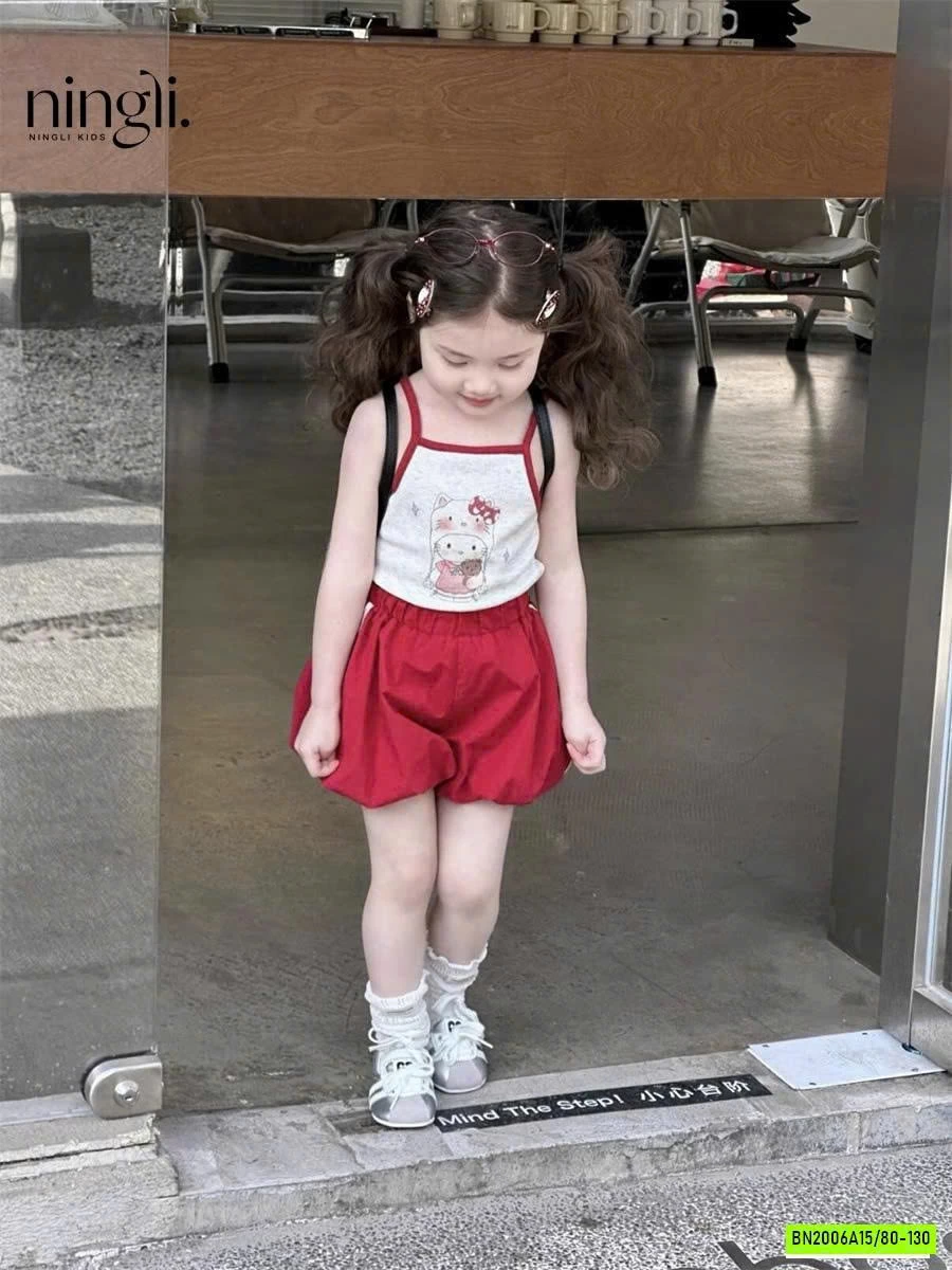 SÉT ÁO 2 DÂY QUẦN BÍ ĐỎ