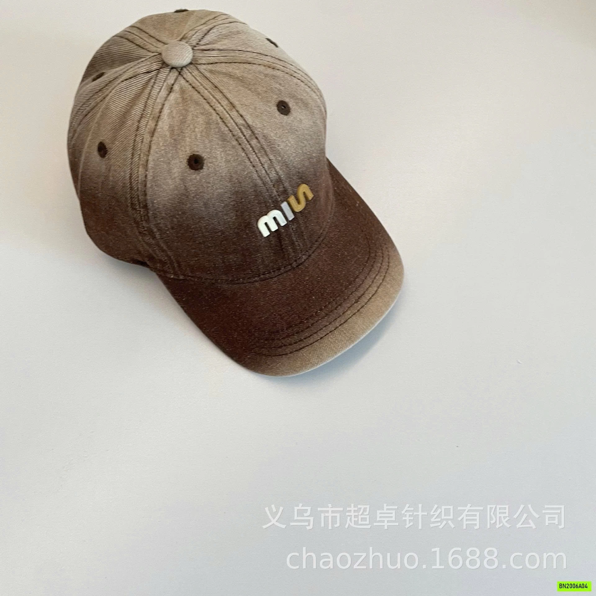 MŨ KẾT JEANS LOANG MÀU