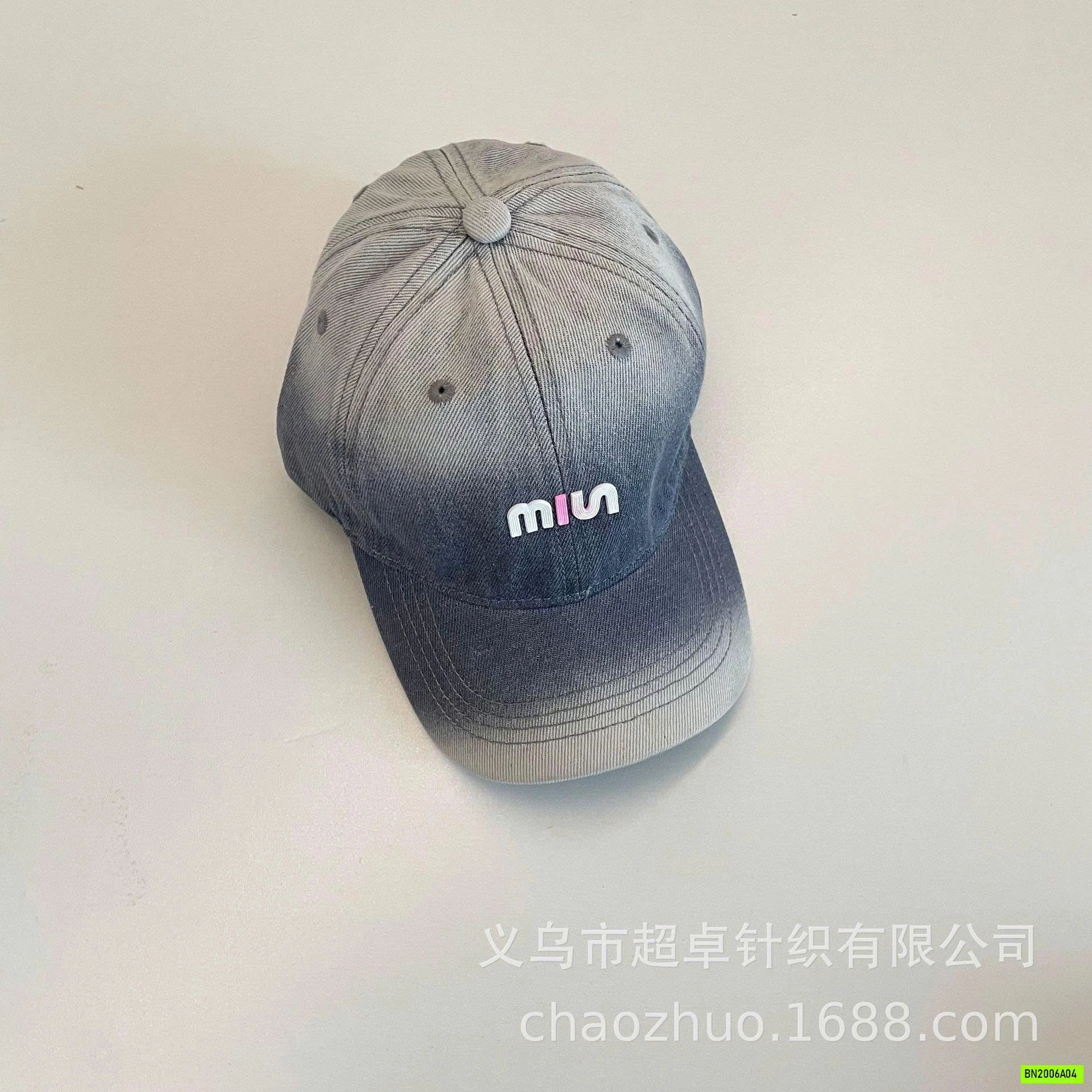 MŨ KẾT JEANS LOANG MÀU