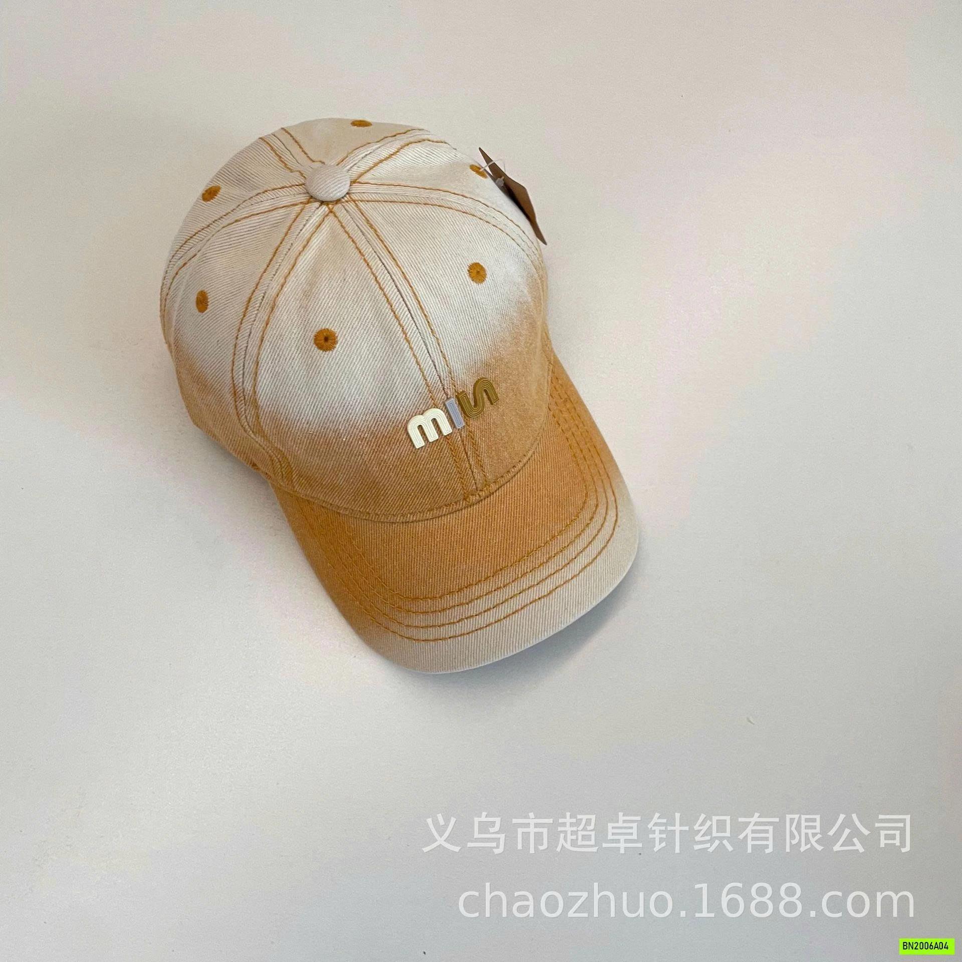 MŨ KẾT JEANS LOANG MÀU