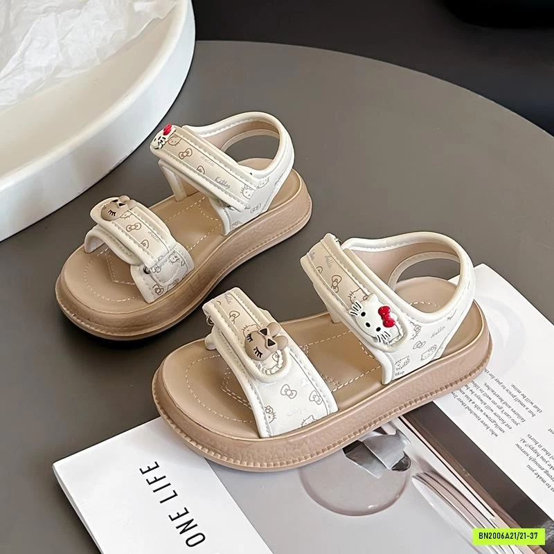 SANDAL CHARM THỎ VÀ KITTY BÉ GÁI
