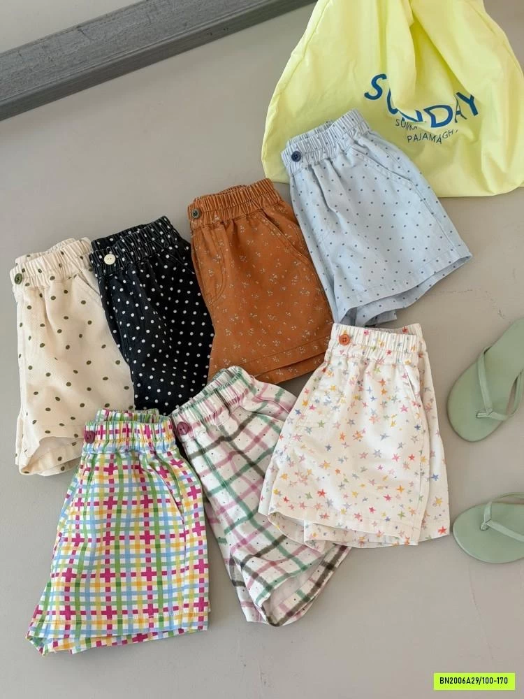 SHORT THÔ SẮC MÀU 26D041 AMBB
