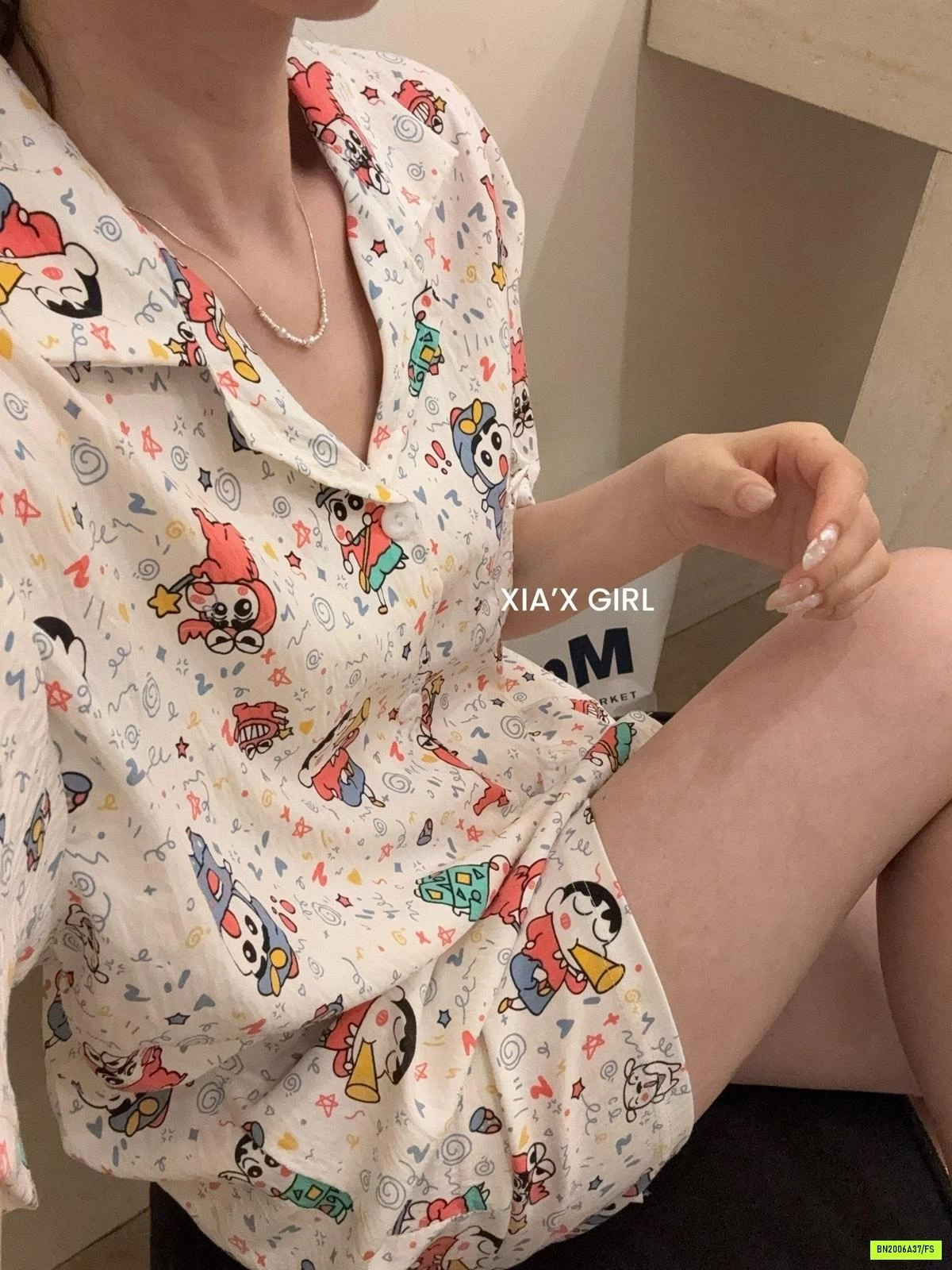 PIZAMA CỘC HOẠT HÌNH XIAGIRL