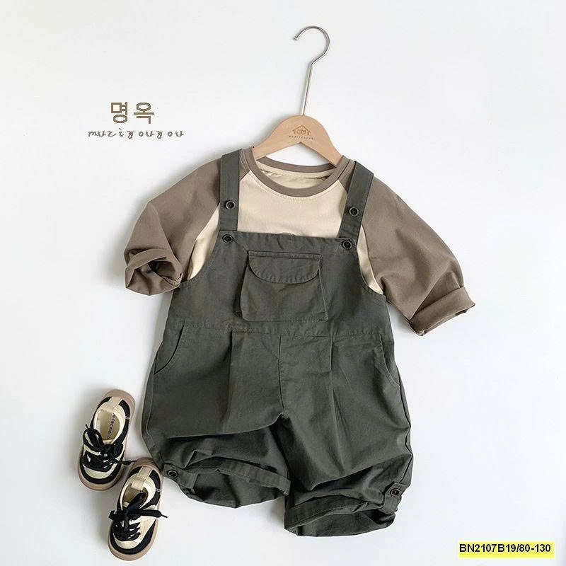 ÁO THUN PHỐI MÀU TAY HÀN QUỐC