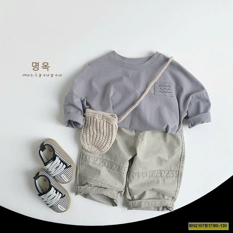 ÁO THUN TRƠN DÀI TAY HÀN