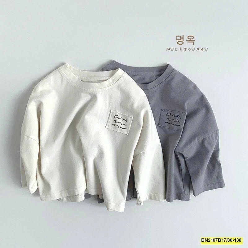 ÁO THUN TRƠN DÀI TAY HÀN